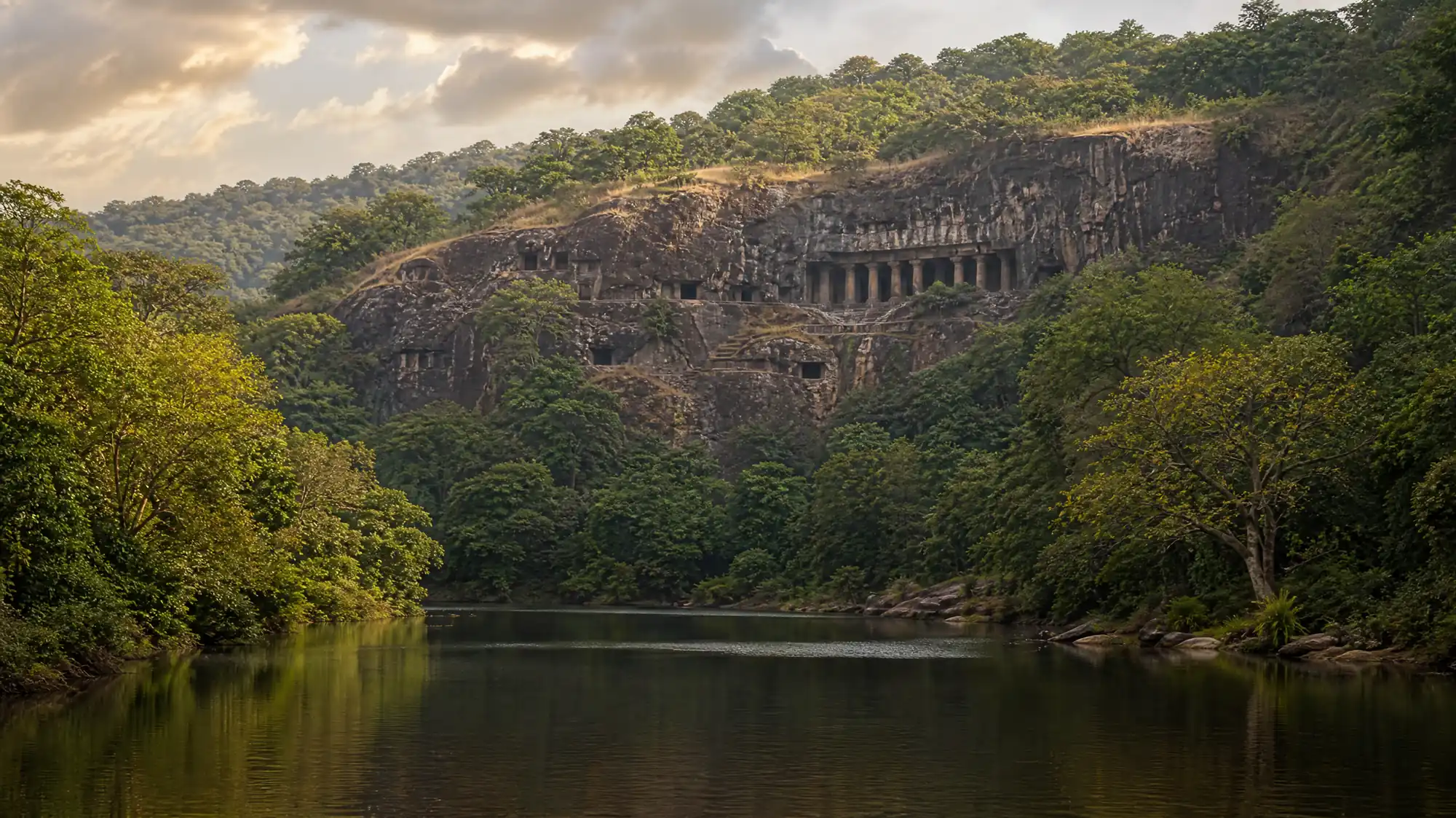 Explore a 104-square-kilometer protected forest inside Mumbai. See ancient rock-cut caves, take a tiger safari, or hike dense nature trails.